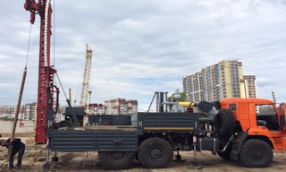 Инженерно-сейсмологические изыскания в Мирном в октябре